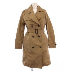 ETNA トレンチコート アウター ロング丈 ダブル ワンカラー ベルト ライナー付き 2 ベージュ LTA17S4524