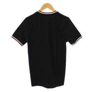 PRADA SPORT Tシャツ 半袖 Vネック ストレッチ S 黒 ブラック /BB
