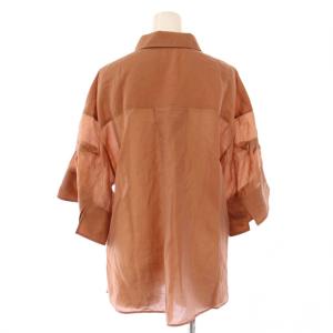 Theory 25SS TORI MADDOX SHIRT トリマドックスシャツ ブラウス 七分袖 レギュラーカラー