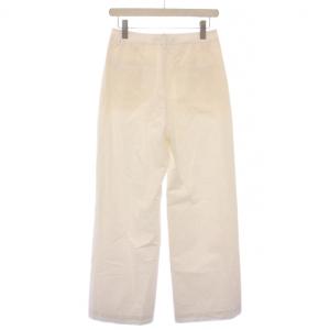 theory luxe 25SS HARVEY SIENA PANT ワイドパンツ スラックス ジップフライ ストレッチ ワンカラー