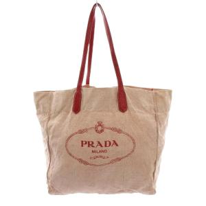 カナパトートバッグ 三角ロゴプレート キャンバス 赤 レッド 白 ホワイト /YM OH