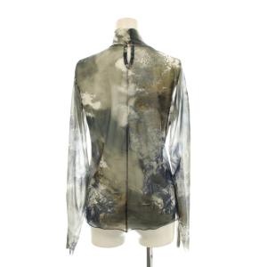 UNITED TOKYO UNITEDTOKYO シャツ ブラウス 長袖 F グレー 抽象柄 /JP