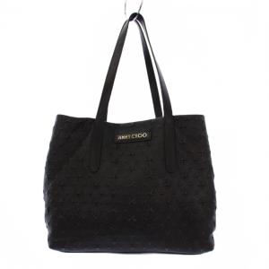 ソフィア M トートバッグ エンボス加工 ブラック