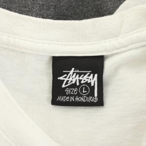 STUSSY 8ボール Tシャツ カットソー 半袖 ロゴ L 白 ホワイト /AN49