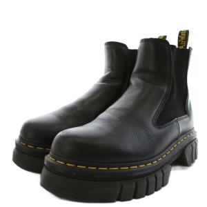 Dr.Martens AUSRICK CHELSEA チェルシー サイドゴアブーツ ショートブーツ レザー UK9 黒 ブラック