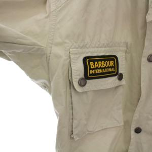 Barbour International インターナショナル スタンドカラージャケット アウター L ライトグレー MCA0663ST12