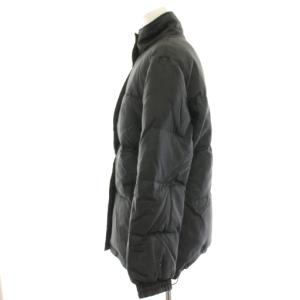 & DOLCE&GABBANA ダウンジャケット ジップアップ ナイロン 42 黒 ブラック /HN