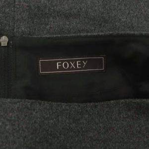 FOXEY ミニスカート 38 グレー