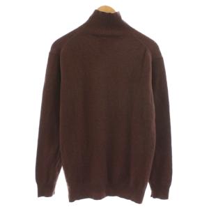 MIHARA YASUHIRO ニット セーター 長袖 ハイネック カシミヤ 48 茶 ブラウン 91543351 /AN36