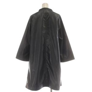 Pierre Cardin コート M 紺 ネイビー 撥水 ノーカラー ダブル /AU