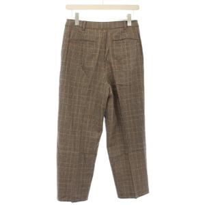 MACKINTOSH LONDON パンツ スラックス ウール 38 ブラウン チェック柄 G5R13-643-55 /TK