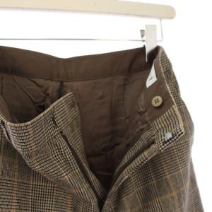 MACKINTOSH LONDON パンツ スラックス ウール 38 ブラウン チェック柄 G5R13-643-55 /TK