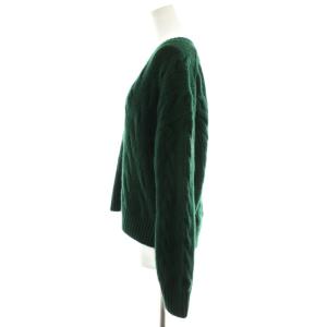 Polo by Ralph Lauren ニット セーター 長袖 Vネック ウール カシミヤ混 S 緑 グリーン /AN40