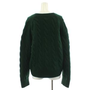 Polo by Ralph Lauren ニット セーター 長袖 Vネック ウール カシミヤ混 S 緑 グリーン /AN40