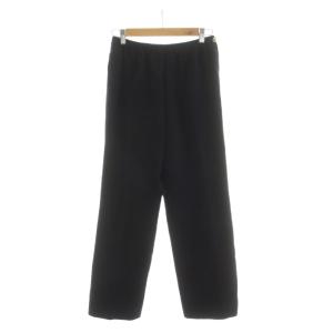 イージーパンツ ウエストゴム アンゴラ M 黒 ブラック /RR