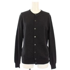 カーディガン ウール ニット 長袖 クルーネック 2 グレー SL2W-006 /TK
