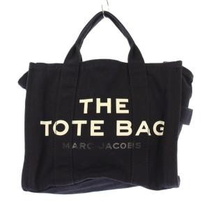 ザ トートバッグ ハンドバッグ キャンバス ロゴ プリント バイカラー 黒 ブラック 白 ホワイト /BB