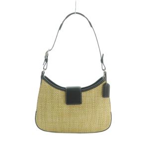 ハンドバッグ バイカラー ベージュ 黒 ブラック 8159 /MI