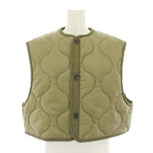24AW QUILTED CROPPED VEST OSFA