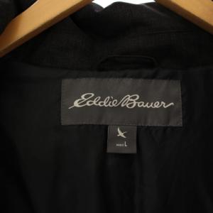Eddie Bauer EddieBauer ダウンジャケット フード ウール L グレー L14F617 /BM