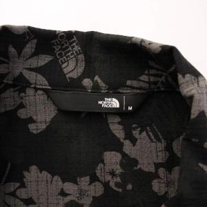 THE NORTH FACE Aloha Vent Shirt アロハシャツ 半袖 総柄 M 黒 NR22330 /KH