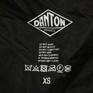 DANTON MIDDLE DOWN HOODED COAT XS ブラック DT-A0190