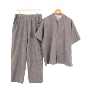 25SS TECH CANVAS セットアップ 半袖シャツ パンツ スラックス M グレー 25051464021010
