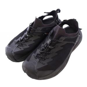 HOKA ONE ONE HOPARA 2 ホパラ2 マウンテンサンダル 厚底 メッシュ 切替 ワンカラー US10 28cm 黒