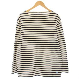 バスクシャツ Tシャツ カットソー 長袖 ボーダー柄 6 紺 白 H21 Pl21/001 /TK