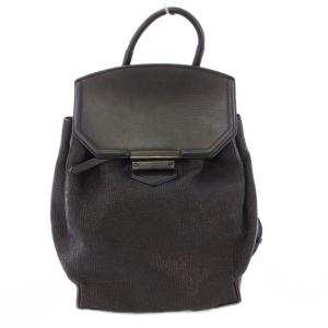 PRISMA  リュックサック デイパック レザー ワンカラー 黒 ブラック /BB