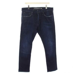 RAZOR SLIM デニム パンツ ジーンズ ストレッチ ボタンフライ W36 L34 紺 01-21-08-11-048