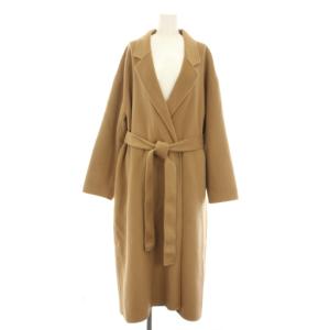 24AW ロングチェスターカラーコート 36 ブラウン 24020200208040