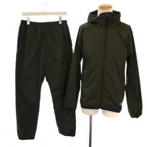セットアップ 上下 パーカー ジャケット ジップアップ イージーパンツ 0 L グリーン AH8557