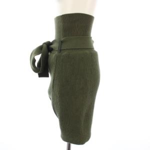 sacai ショートパンツ イージーパンツ ニット リブ 1 カーキ 16-02449 /TK