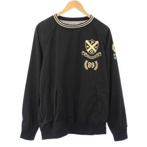 ゴルフウェア 蓄熱裏地付きスニードジャケット プルオーバーブルゾン 5 黒 053-221001 /TK