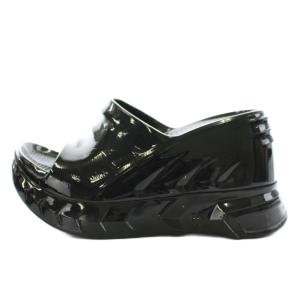 GIVENCHY マシュマロ ウェッジサンダル ラバー 36 ブラック BE305BE1D9
