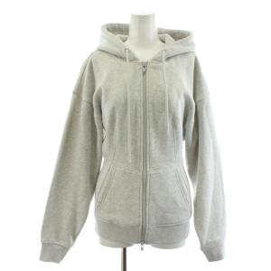 パーカー ジップアップ コットン XS グレー /AN51