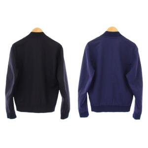 LARDINI リバーシブルボンバージャケット ウール 50