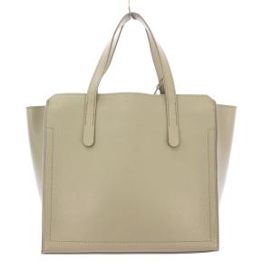 FURLA SALLY サリー トートバッグ ハンドバッグ レザー ワンカラー ロゴチャーム グレー /BB