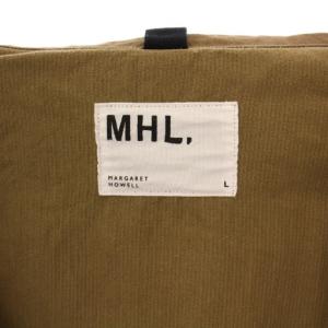 MHL. 24AW DRY COTTON NEEDLECORD SHIRT ドライコットンニードルコードシャツブルゾン