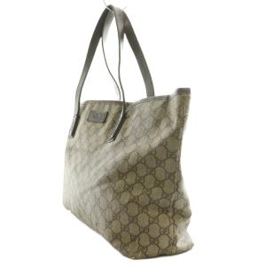 GUCCI トートバッグ 茶 ブラウン グレー /SS OS