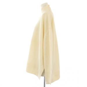 Diagram GRACE CONTINENTAL 22AW リラクシールーズニットトップ ウール ハイネック セーター 36 長袖 アイボリー 0322443153