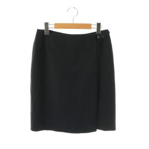 ラップスカート ミニ 42 ブラック /DF