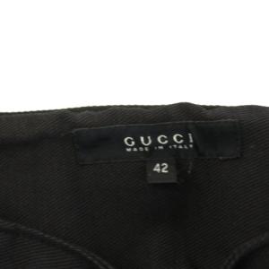 GUCCI パンツ スラックス ウール 42 茶 ブラウン 119411 /AN3