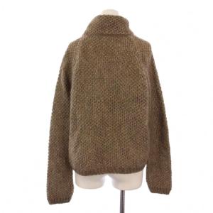 malo アナイ別注 カーディガン 長袖 ハイネック モヘヤ ナイロン ウール S ベージュ /BM