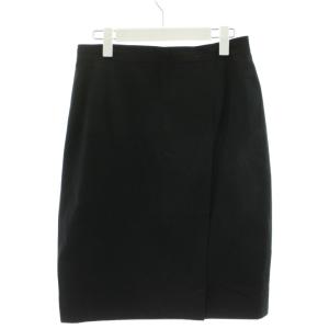 BOUTIQUE タイトスカート ひざ丈 コットン 44 黒 ブラック /AN44