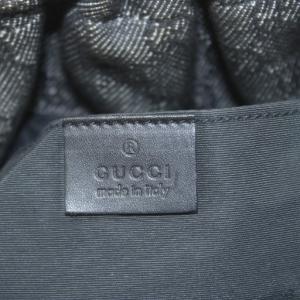GUCCI バンブー ハンドバッグ GGキャンバス ブラック 92708