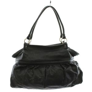 FENDI シェフバッグ チャーム付き レザー ブラック 8BH186