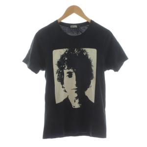 ボブディラン Tシャツ カットソー 半袖 プリント S 黒 ブラック 4CT-5131 /KU