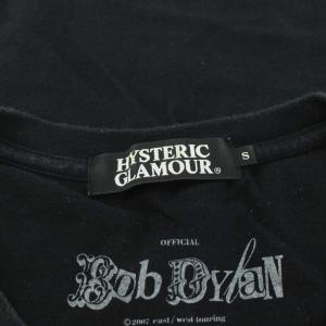HYSTERIC GLAMOUR ボブディラン Tシャツ カットソー 半袖 プリント S 黒 ブラック 4CT-5131 /KU